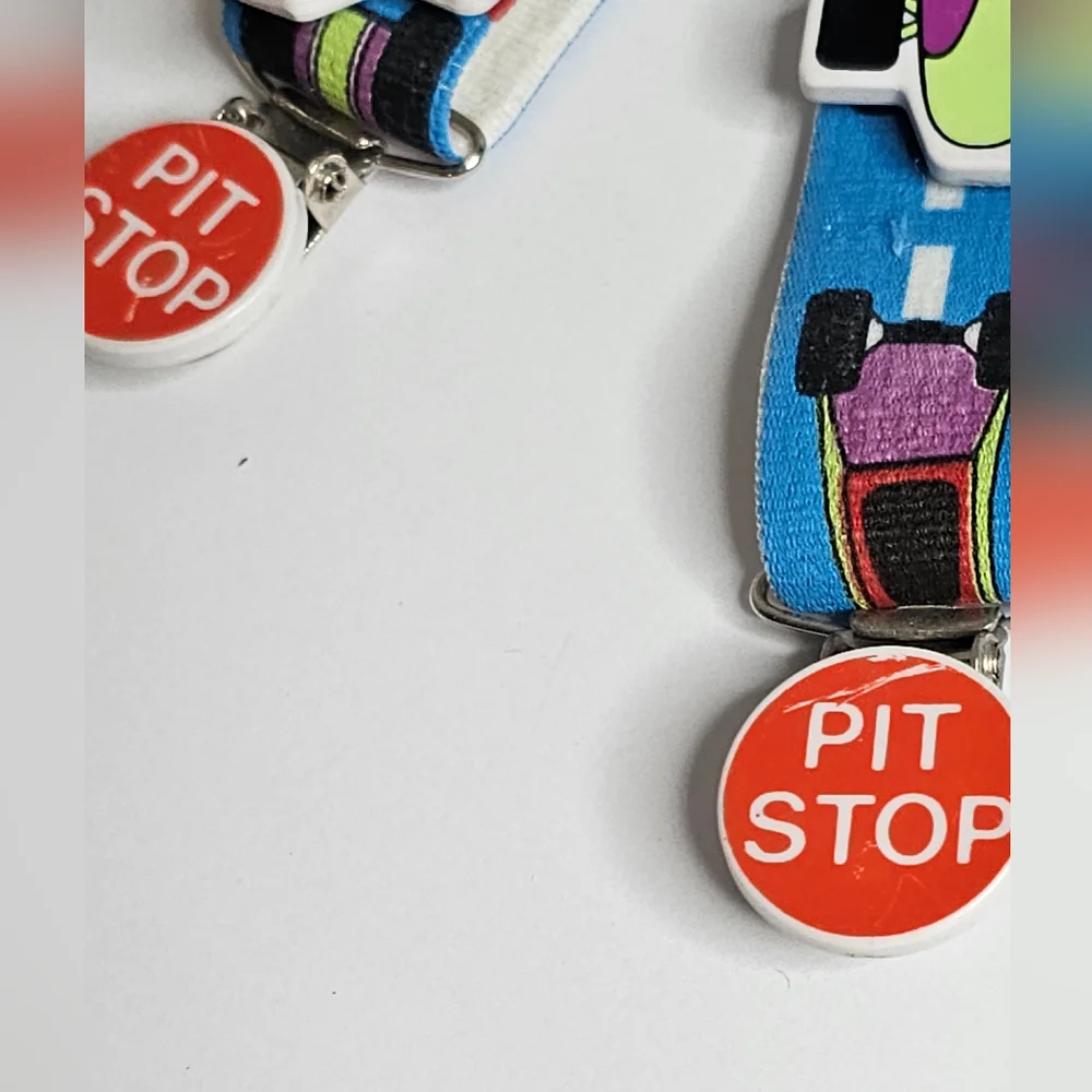 Avon Vintage Racecar Pit Stop Suspenders